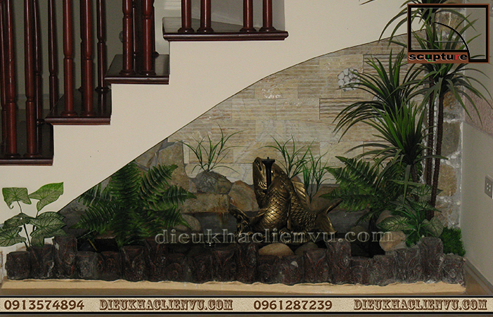 M&atilde;n nh&atilde;n với c&aacute;c mẫu tiểu cảnh gầm cầu thang thiết kế thi c&ocirc;ng bởi Li&ecirc;n Vũ